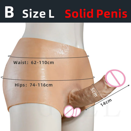 Skin Feeling Strap on Realistic Dildo Huge Big Penis Strap-On Panties Lesbian Strapon Dilldo for Woman Men Sex Toys for Couple