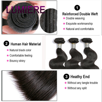 8-40Inch Loose Body Wave Bundles Brazilian Human Hair Weave Bundles 3/4 Bundles Deal Top Quality Human Hair Extensions Wholeasle