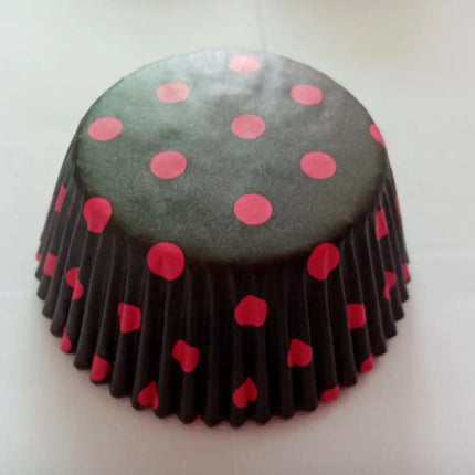 100X plain Solid color Paper Cupcake Liners White Purple Navy Blue Brown Green Yellow Red Polka Dot muffin baking Cup cake mold