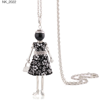 Cute Women Necklace Statement Lady Charm Long Trendy Necklace 2026 New Fashion Female Big Pendant Lovely Jewelry Gift Wholesale
