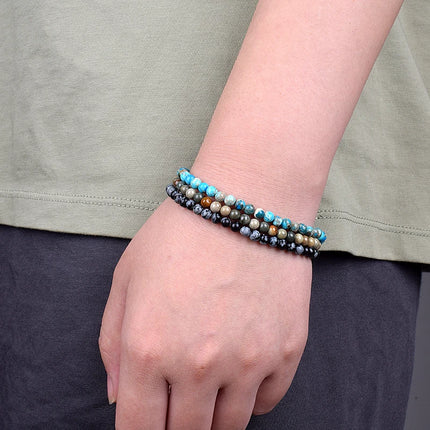 4mm 6mm Mini Energy Charm Bracelet Natural Stone Beads Yoga Healing Bracelet Jewelry for Women Men Best Friend Gift Dropshipping