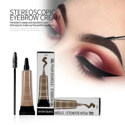 6 Colors Eyebrow Gel Cream Makeup Eyebrow Tattoo Pen Tint Waterproof Long Lasting Eyebrow Enhancers Eyebrows Makeup Cosmetics