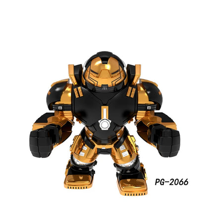 Superhero Figure  Panther Red Hulk Big Size Crocodile Thanos Hulk Building Blocks Children Assembled Educational Toys