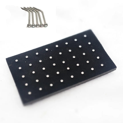4 Style 8-40pcs Fashion 316l Colorful Stainless Steel Nose Hoop Lip Nose Ring Stud Earrings Body Piercing  Jewelry Punk Style
