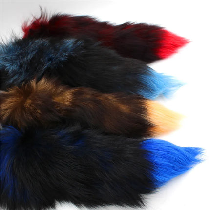 Changeable Anal Plug Fox Tails Metal Anal Sex Toys Butt plug Sex Games Role play Cosplay Toys  Drop Shipping