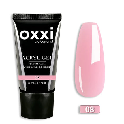 OXXI 30ml Acryl Gel Semi-permanent Poly Nail Gel Manicure Quick Easy Gel for Extension uv led Builder Varnish Acrylic Gellac New