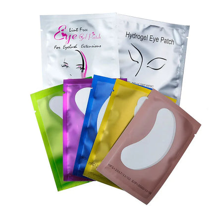 50/500/1000pcs Hydrogel Patches for Eyelashes Building Eyelash Extension Under Eye Pads Lash Stickers Tools Wholesale LAUKISS