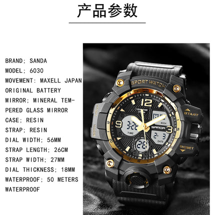 Men Sports Watches G Style Black Wrist Watch Led Digital 50M Waterproof Watch for S Shock Male Clock Relogio Masculino Dropship