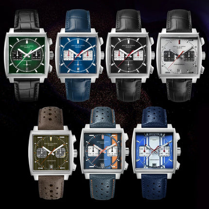 2025 Specht&Sohne Mens Watches Top Luxury Brand Blue Quartz Watch Stainless Steel Japan VK63 Chronograph Waterproof Wrist Watch