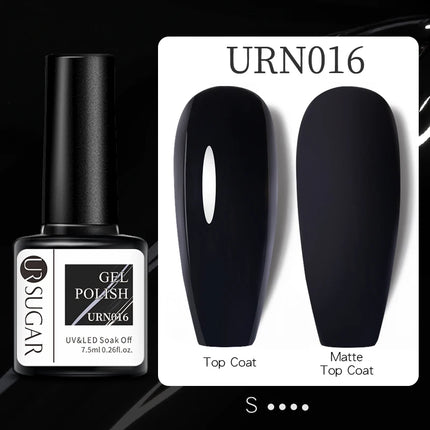 UR SUGAR 7.5ml Dark Wine Red Nail Gel Polish Autumn Gel Paint Nail Art Semi Permanent Nail Art Manicure Soak Off LED UV Nail Gel