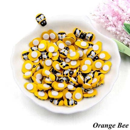 100PCS Colorful Ladybug Bee Wooden 3D Wall Stickers Sponge Self-adhesive Stickers Fridge/Wall Sticker Kids Scrapbooking Baby Toy