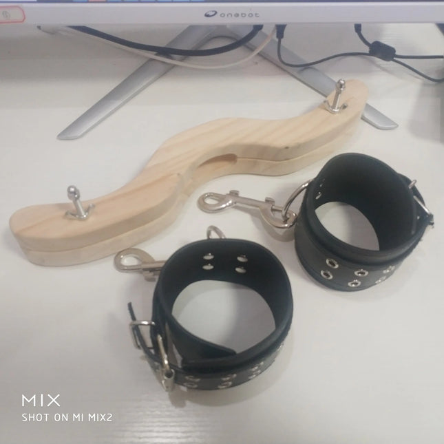Testis BDSM Wood Humbler CBT Cock Sleeve Ball Stretcher Scrotal Fixture Smasher Crusher Exotic Accessories Sex Toys for Men 18+