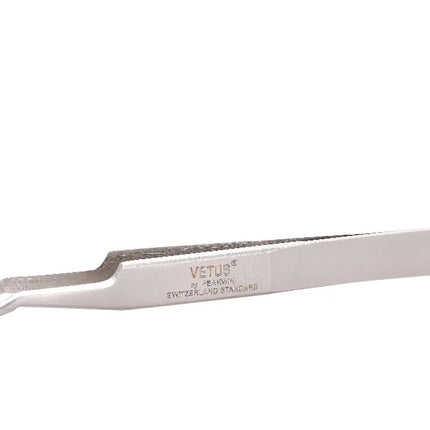 100% VETUS Original Stainless Steel Anti-static Eyelash Tweezers Super Fine Tip High Precision Tweezers Makeup Tool