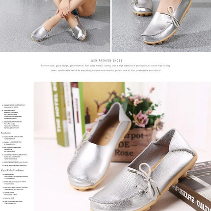 Women Flats Hot Sell Colourful Leather Women Loafers Ballet Pointed Toe Flats Ladies Shoes Loafers Plus Size 44 Zapatos De Mujer