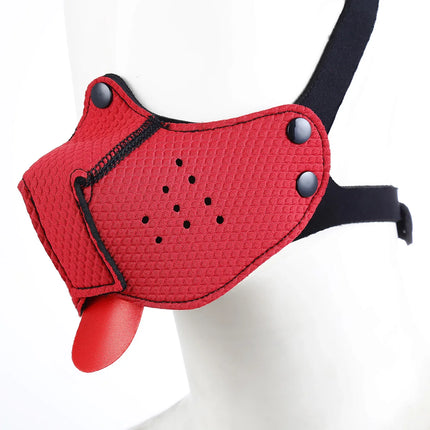 20 Styles Neoprene Puppy Play Dog Hood Mask,Bdsm Bondage Slave Pet Roleplay Party Pup Mask,Removable Muzzle,Couple Flirt Sex Toy
