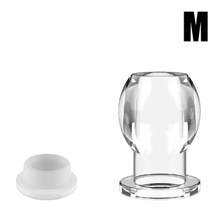 Transparent Hollow Anal Plug Butt Dilator For Women Vaginal Expander Men Medical Washer Douche Enema Sex Toys Adult Games Erotic