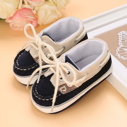 Tie one's shoes Baptism Newborn Baby Prewalker Girls Boys Casual Shoes Leather Non-Slip Soft-Sole Infant Toddler First Walkers
