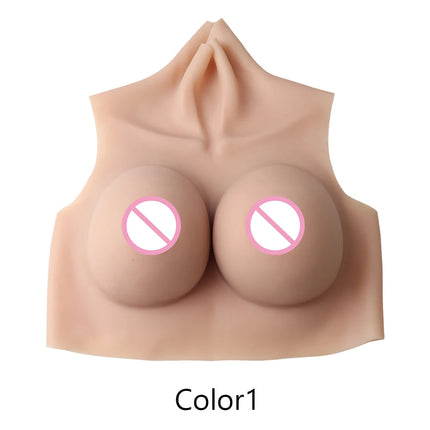 KnowU-Silicone Breast Shape A/B/C/D/E/G Cup Huge Fake Breast Cross Dressing Beginner Transgender Queen Breast Shaking