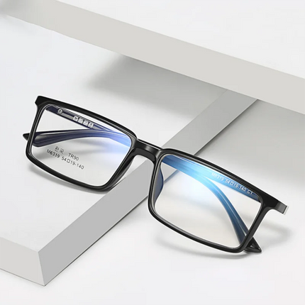Blue Ray Blocking Cat Eye Nearsighted Eyeglasses Spring Hinges Unisex Oval Prescription Spectacle 0 -0.5 -1.0 -2.0 To -6.0 -7.0
