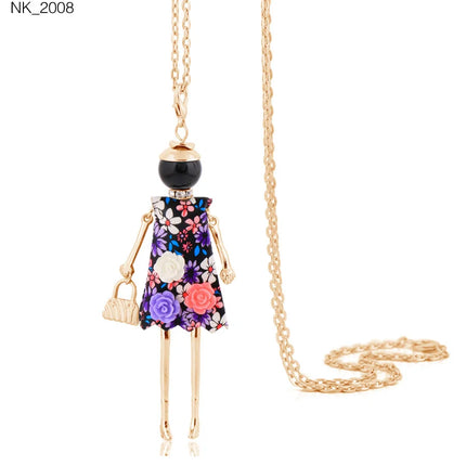 Cute Women Necklace Statement Lady Charm Long Trendy Necklace 2026 New Fashion Female Big Pendant Lovely Jewelry Gift Wholesale