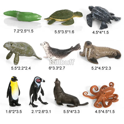 Hot Insect Farm Animals Spider Butterfly Fish Dinosaur Dog Cat Horse Models Action Figures Early Educational Toys Christmas gift