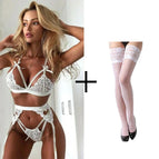 White with Stockings / XXL