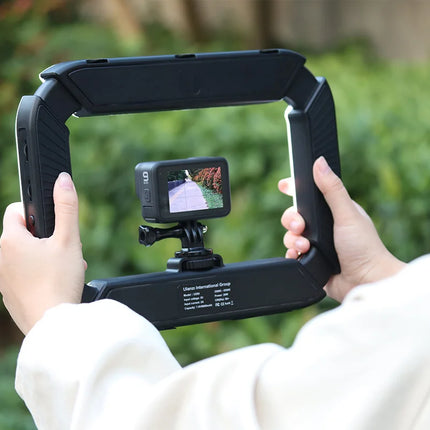 Ulanzi U-200 Ring Light Photography Led Video light BI-color Camera With phone clip cold shoe for Youtube Live Rig lamp