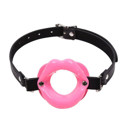 Female Blowjob Toy Sex Slave Rubber Lips O Ring Open Mouth Gag Oral Fetish Bdsm Bondage Restraints Erotic Sexual Toys Adult Game
