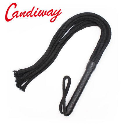 49CM BDSM Whips Adult Sex Toys Black Red Leather Handle Flogger Bondage Play Gear 18+ Ridding Crop Sex TOY For Couple GAMES