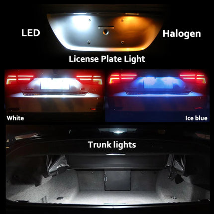 MDNG 10Pcs Canbus Car Accessories For Volkswagen VW Polo AW1 BZ1 2018 2019 2020 2021 Car LED Interior Map Dome Trunk Light Kit