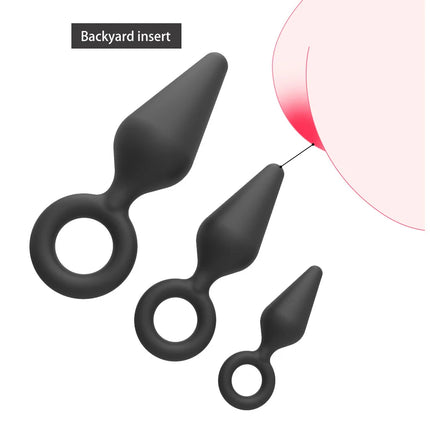 Silicone Anchor Anal Plug Big Butt Plug Anal Erotic Sex Toys For Men and Women 5 Sizes for Choice Drop shipping
