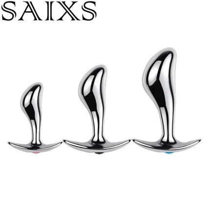 Metal Anal plug P Spot Stimulator Prostate Massager Butt Plug Wearable Sex Toys for Men and Women Dropshiping