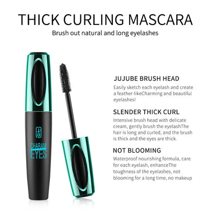 New 4D Silk Fiber Lash Mascara Waterproof VIBELY 3d Mascara For Eyelash Extension Black Thick Lengthening Eye Lashes Cosmetics