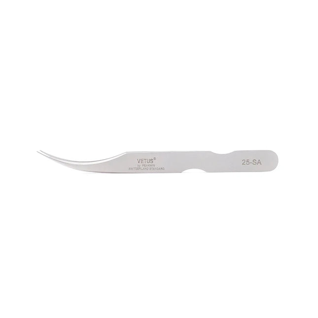 VETUS 6A-SA Eyelash Tweezers Stainless Steel Anti-static 3D/6D Volume Eyelash Extension Best Quality Fan Tweezer