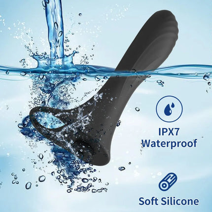 Double Penetration Realistic Dildo Silicone Vibrator Butt Plug Prostate Massager Adult Products For Couples - DILDO