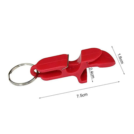 1pc Shotgun Tool Bottle Opener Keychain - Beer Bong Shotgunning Tool - Great For Parties, Party Favors, Birthday Gifts, Couples