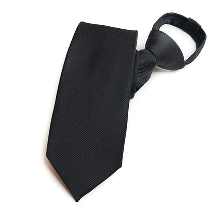 Men's Ties: Black Zipper Tie, Pre-tied Bow Tie, Women's Green Navy Blue Red Neckties, Classic 8cm Neckties for Men's Shirts, Zipper Cravat