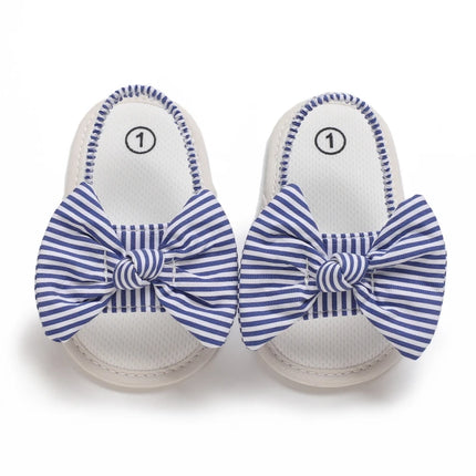 Infant Non-Slip First Walkers Footwear 0-18 Months Baby Girls Sweet Flowers Sandals Summer Soft Sole Flat Princess Dress Shoes