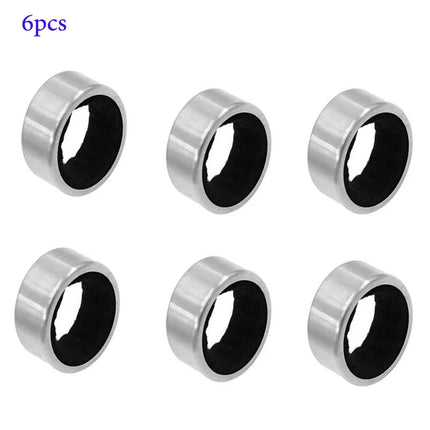 Stainless Steel Wine Bottle Collars Drip Ring Velvet Lined Anti-overflow Wine Drip Catcher for Home Bar Restaurant Outdoor Party