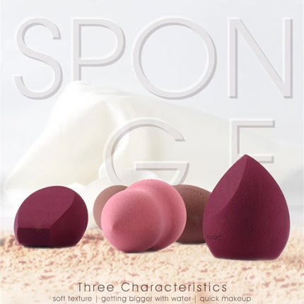 IMAGIC Makeup Sponge 10 Pcs Wet And Dry Puff Professional Soft Makeup Puff Sponge Ultra-High Quality Bigger Combination Packages