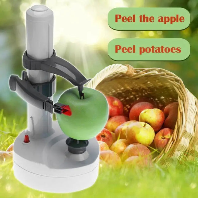 Multifunction Stainless Steel Electric Peeler Automatic Fruit Peeler Vegetable Cutter Three Spare Blades Potato Peeler Machine