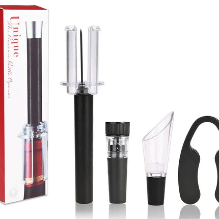 Air Pump Wine Bottle Opener Air Pressure Vacuum Wine Stopper Beer Lid Opener Corkscrew Corks Out Tool  Kitchen Accessories