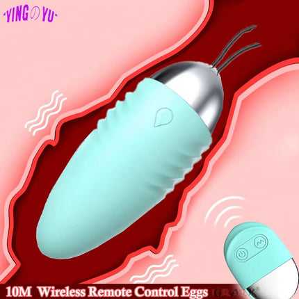 Silicone Vibrating Egg Wireless Remote Control Bullet Vibrators Vaginal Masturbation G Spot Stimulate Massage Sex Toys for Women
