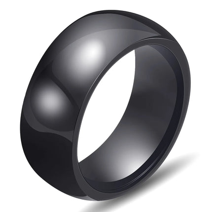 Casual Light Black White Ceramic Rings for Women Cut Surface Ceramic Jewelry Ring Fashion Women Ring Dropshipping