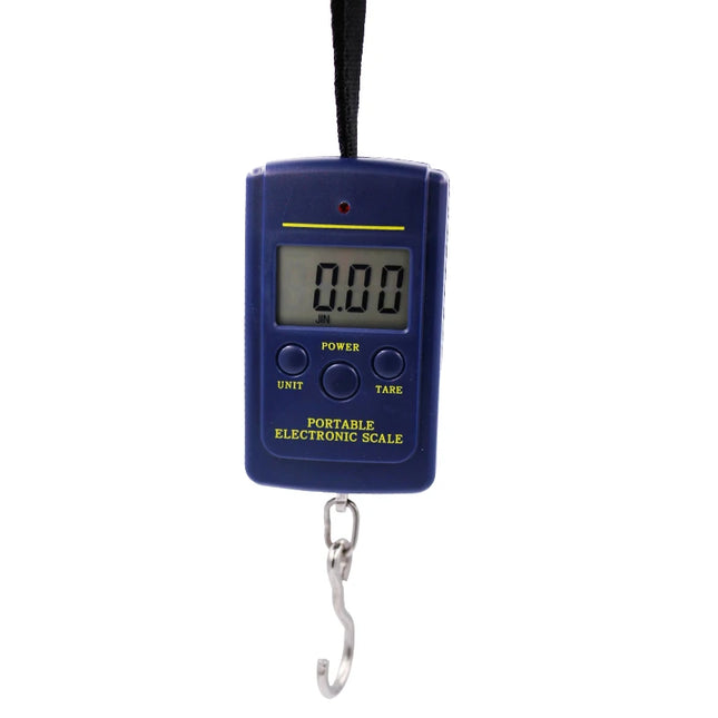 40kg x 10g Portable Mini Electronic Digital Scale Hanging Fishing Luggage Pocket Weight Balance Steelyard