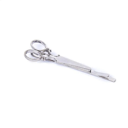 1Piece Korean version of the simple hair accessories simulation scissors personality hairpin jewelry retro headwear clip