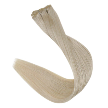 Full Shine Human Hair Weft Extensions Hair Bundles 100g Sew In Silky Straight Remy Skin Double Weft For Salon