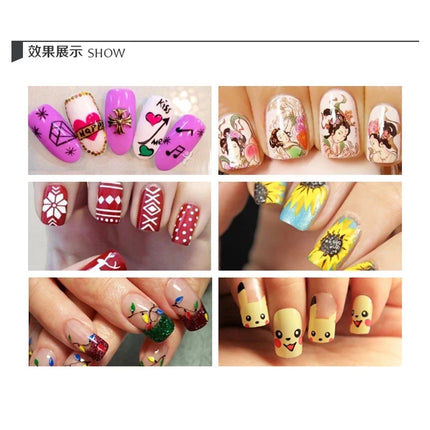 12pcs/box Acrylic Nail Paint Gel Multi Color 3D Paint OUMAXI Soak Off Nail Art Paint Nail Art Design Tools
