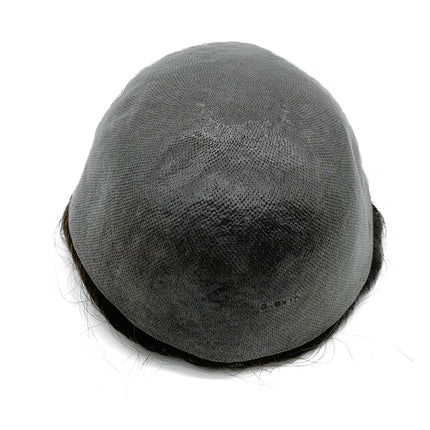 Thin Skin Base Human Hair Mens Wigs Skin Hair Replacement Mens Toupee