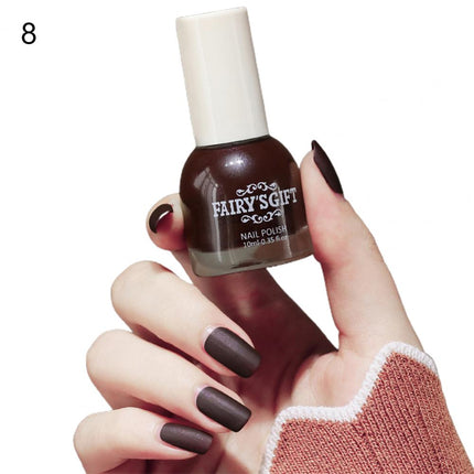 10ml Matte Nail Polish Convenient Water Proof Dry Quickly Resin Matte Set Nail Supplies for Professionals